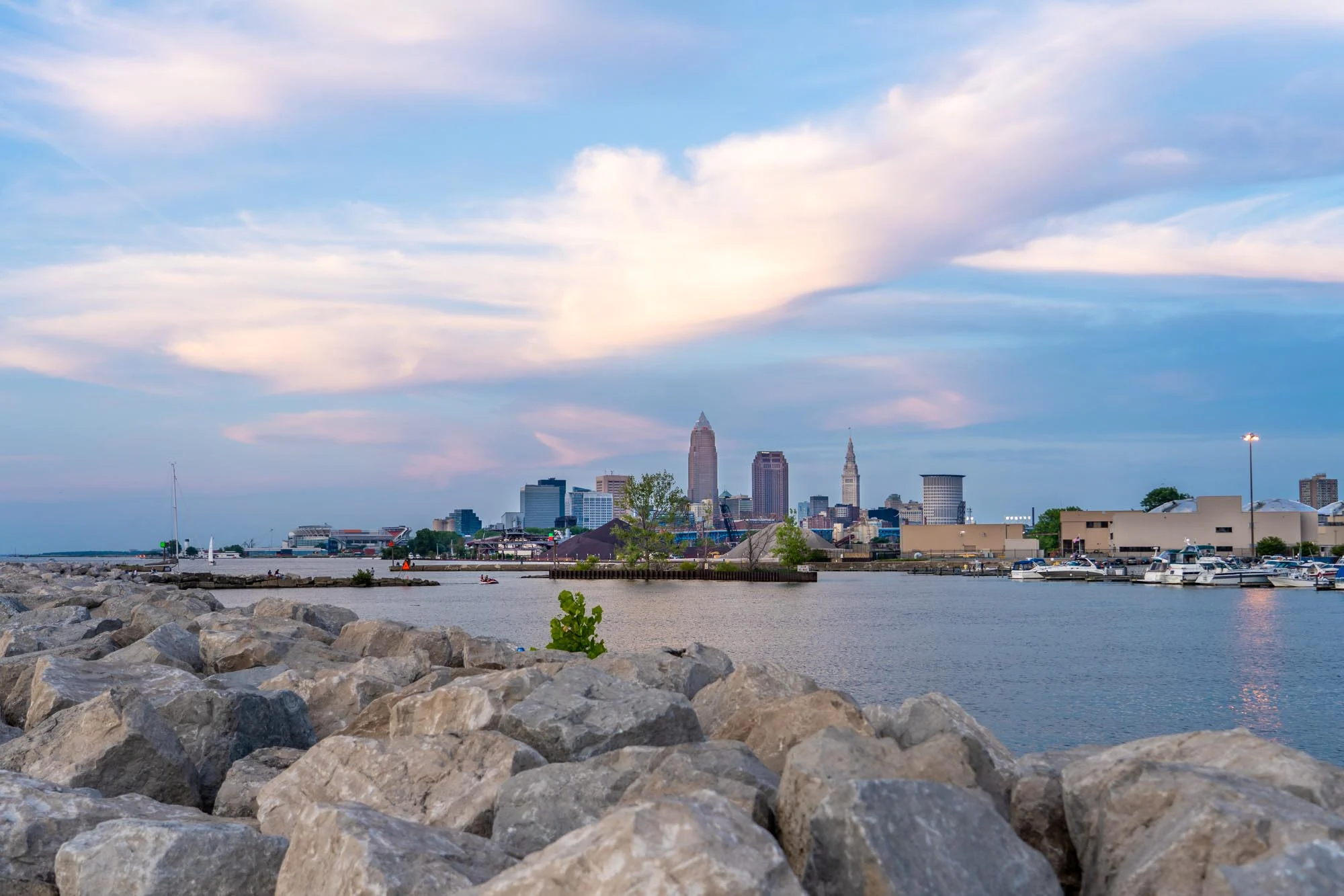 Cleveland commercial building rooftop