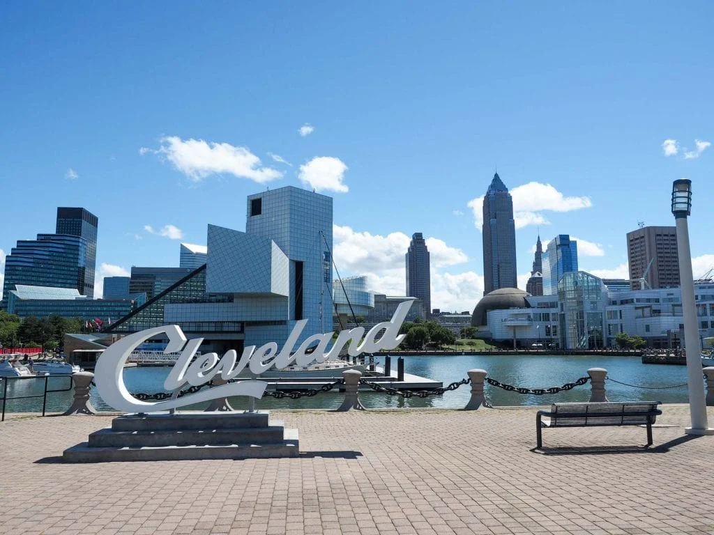 Commercial roof technician at a Cleveland facility